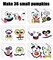 StaticPoster; 36 Pack Halloween Pumpkin Decorating Stickers Mini Make 36 Small Pumpkin Face Stickers for Halloween Kids Toddlers Party Favors Treats Sticker Gifts 18 Sheets, Pumpkins not Included; Category:Craft Pumpkins; Image:7